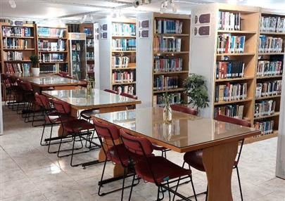 نمایی از مخزن کتابخانه